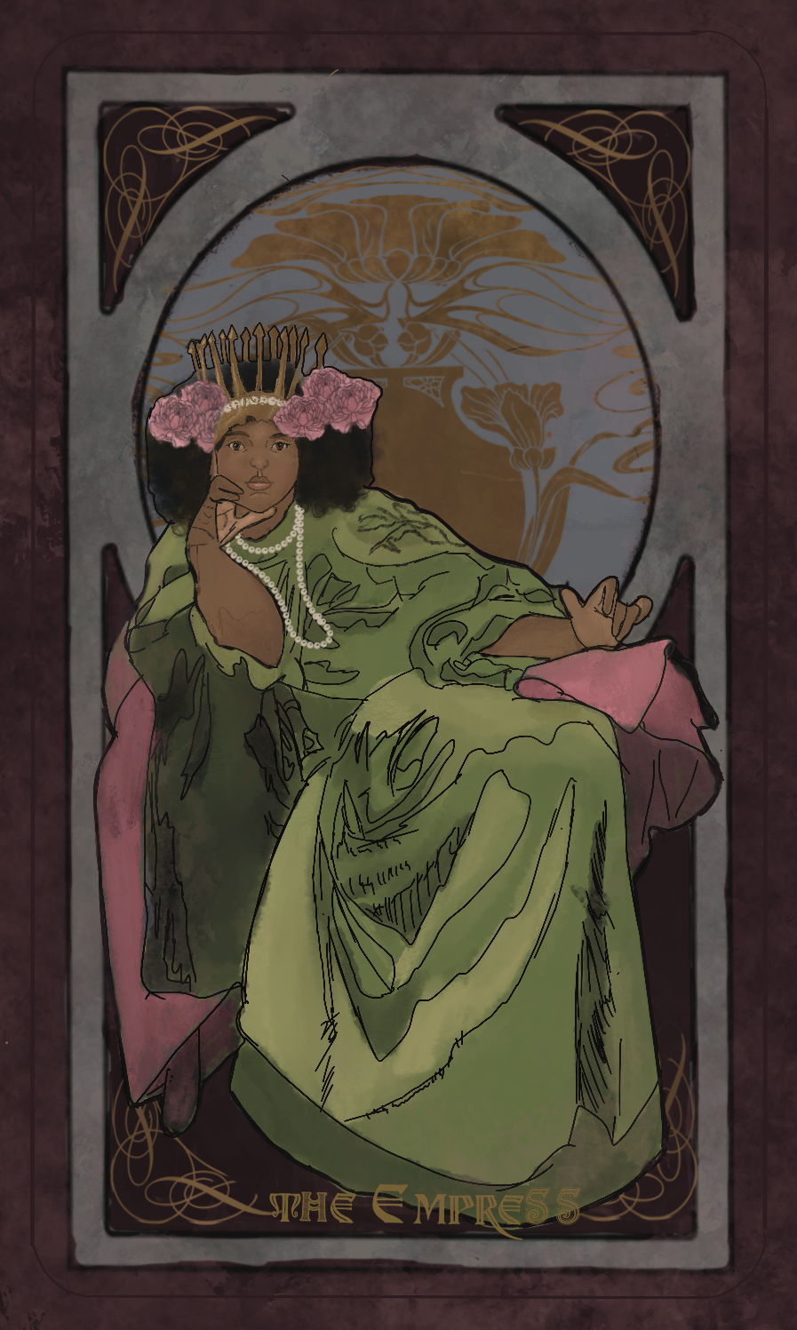 Tarot card Project 8/12- The Queen