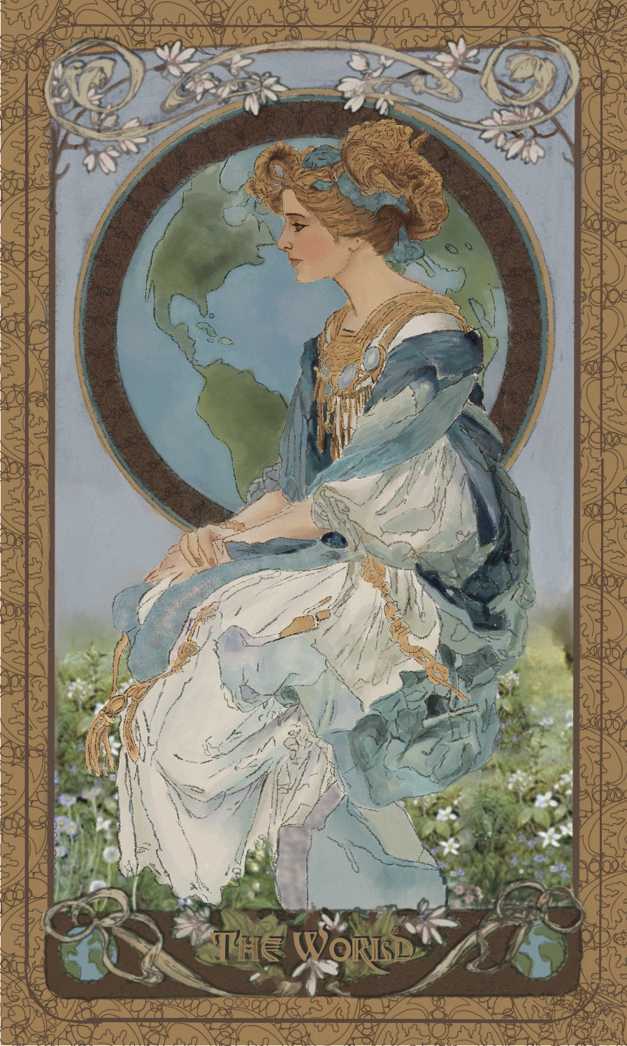 Tarot card Project 7/12- The World