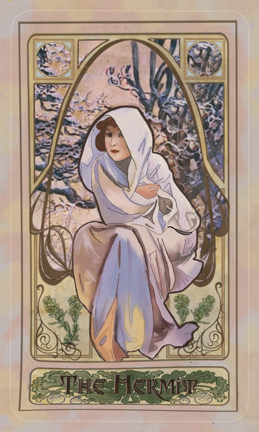 Tarot card Project 10/12- The Hermit