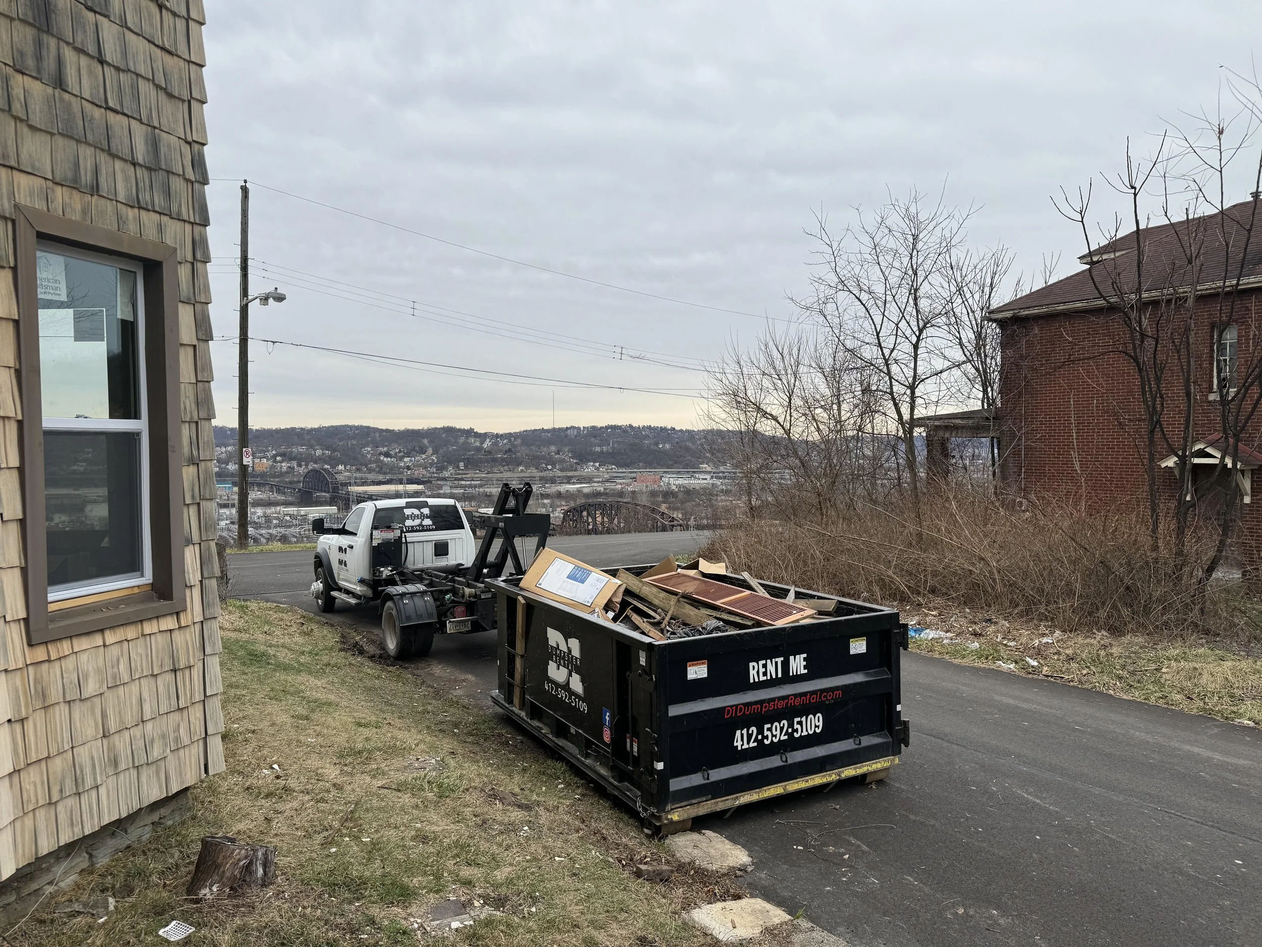 Home remodel trash removal