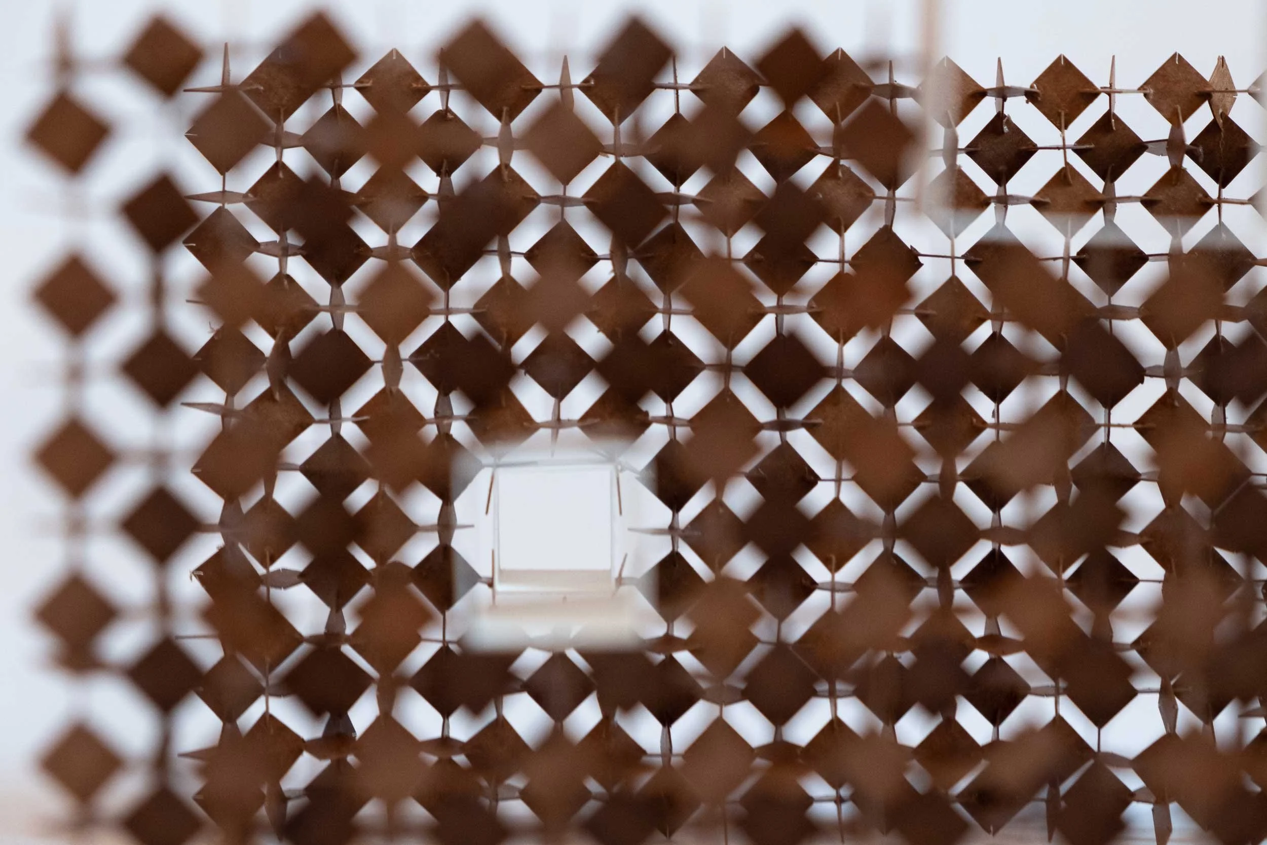 Inclume architects built model of a pavilion in London