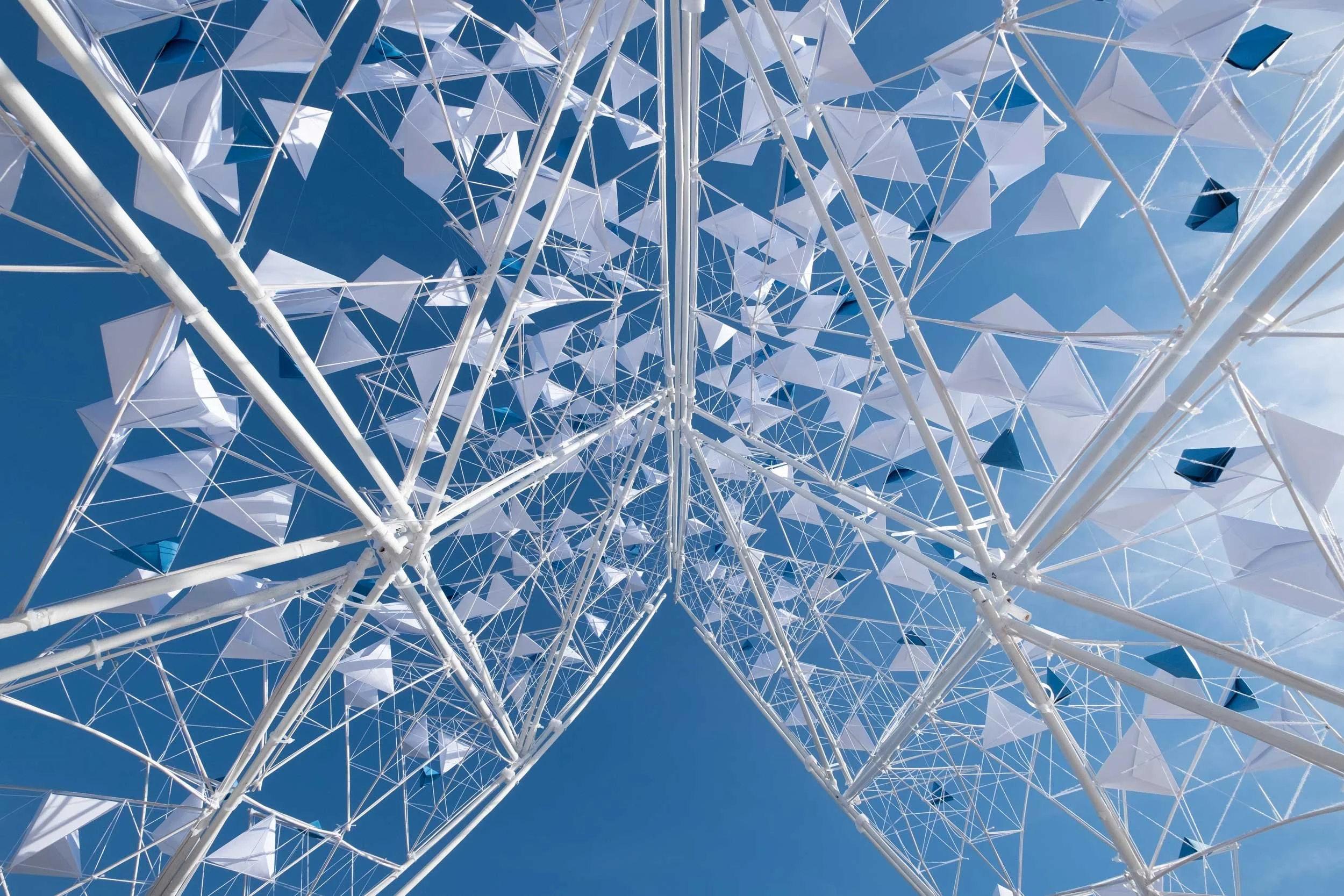 Architects design from below looking up into the sky