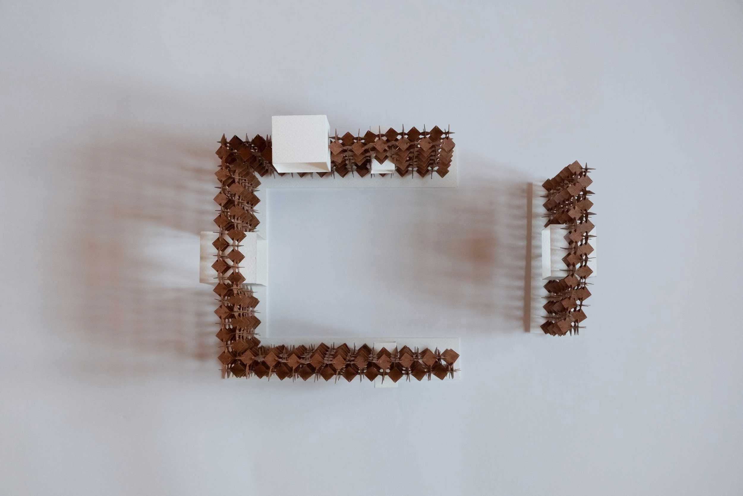 Plan view of street pavilion in London