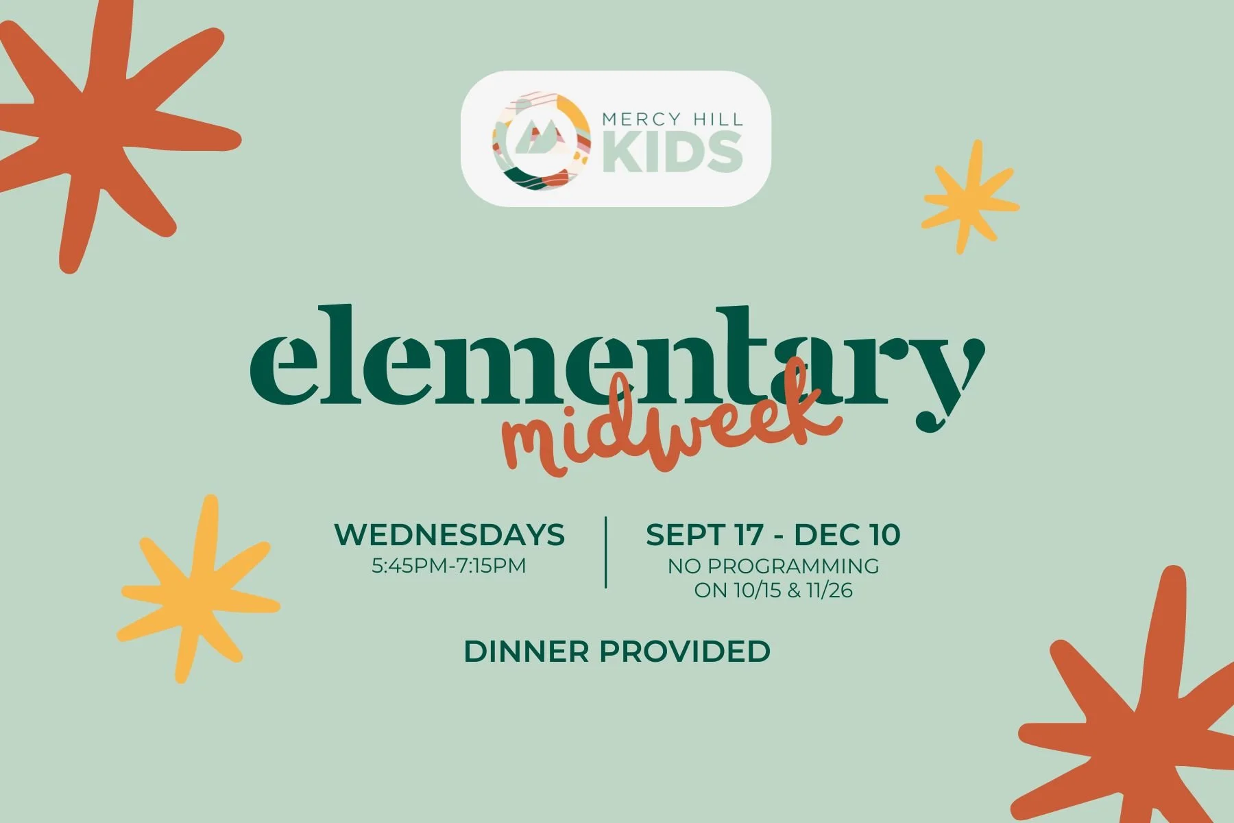 Elementary Midweek Programming