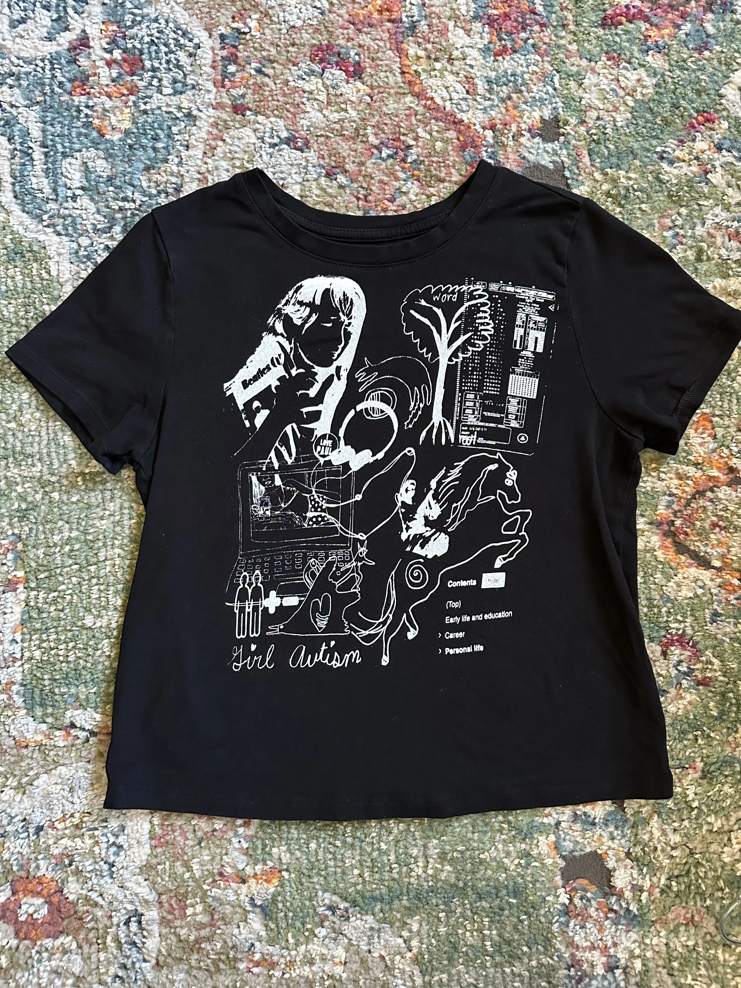 Black Baby Tee (S)
