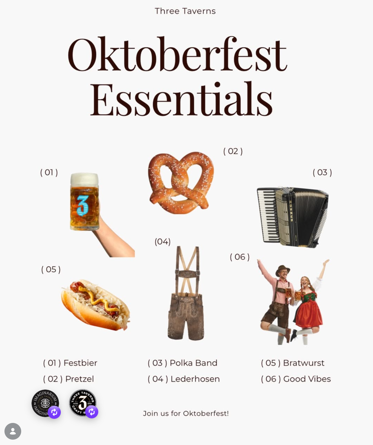 Oktoberfest at Three Taverns Imaginarium
