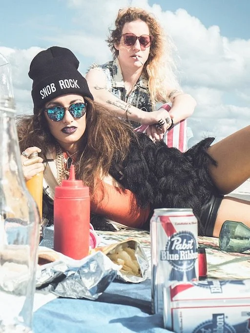 Snob Rock days with BenWash back in Miami Beach when I worked for an EDM record label in the early 2010&rsquo;s. That was the era I shaved my side and fell in love with dubstep👾 and everyone loved to call me Skrillex 😒 

Creative Director: @bonesan