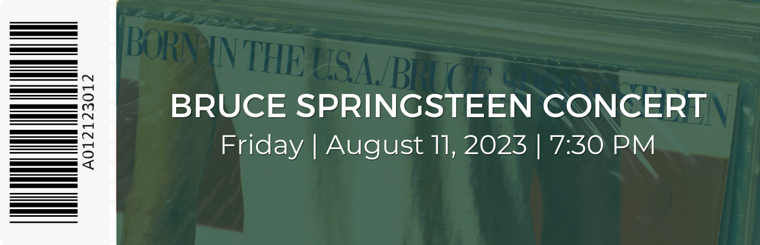 Bruce Springsteen Tickets Giveaway, August 11, 2023 Concert