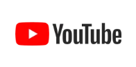 YouTube logo with play button icon and text