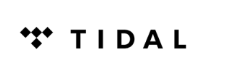 Tidal logo with a stylized wave icon and the word TIDAL