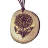 Bespoke Dahlia Flower Floral Necklace Charm