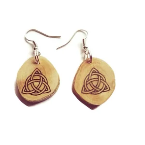 Celtic Triquetra Trinity Knot Earrings