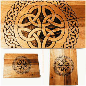 Celtic Knot Acacia Chopping Board