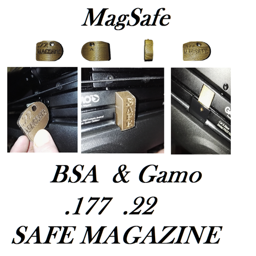 Magsafe BSA & Gamo Phox Air Rifle SAFE Magazine .177 .22 PLA