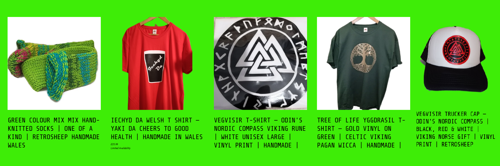 Handmade Printed Clothing UK — T-Shirts, Hats & Socks | Retrosheep