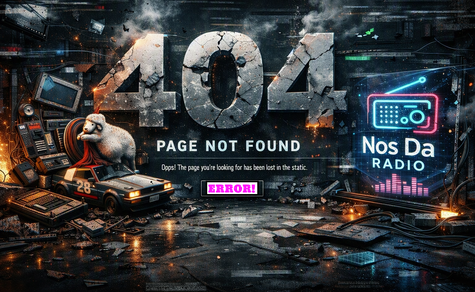 404 – This Page Has Wandered Off | Retrosheep