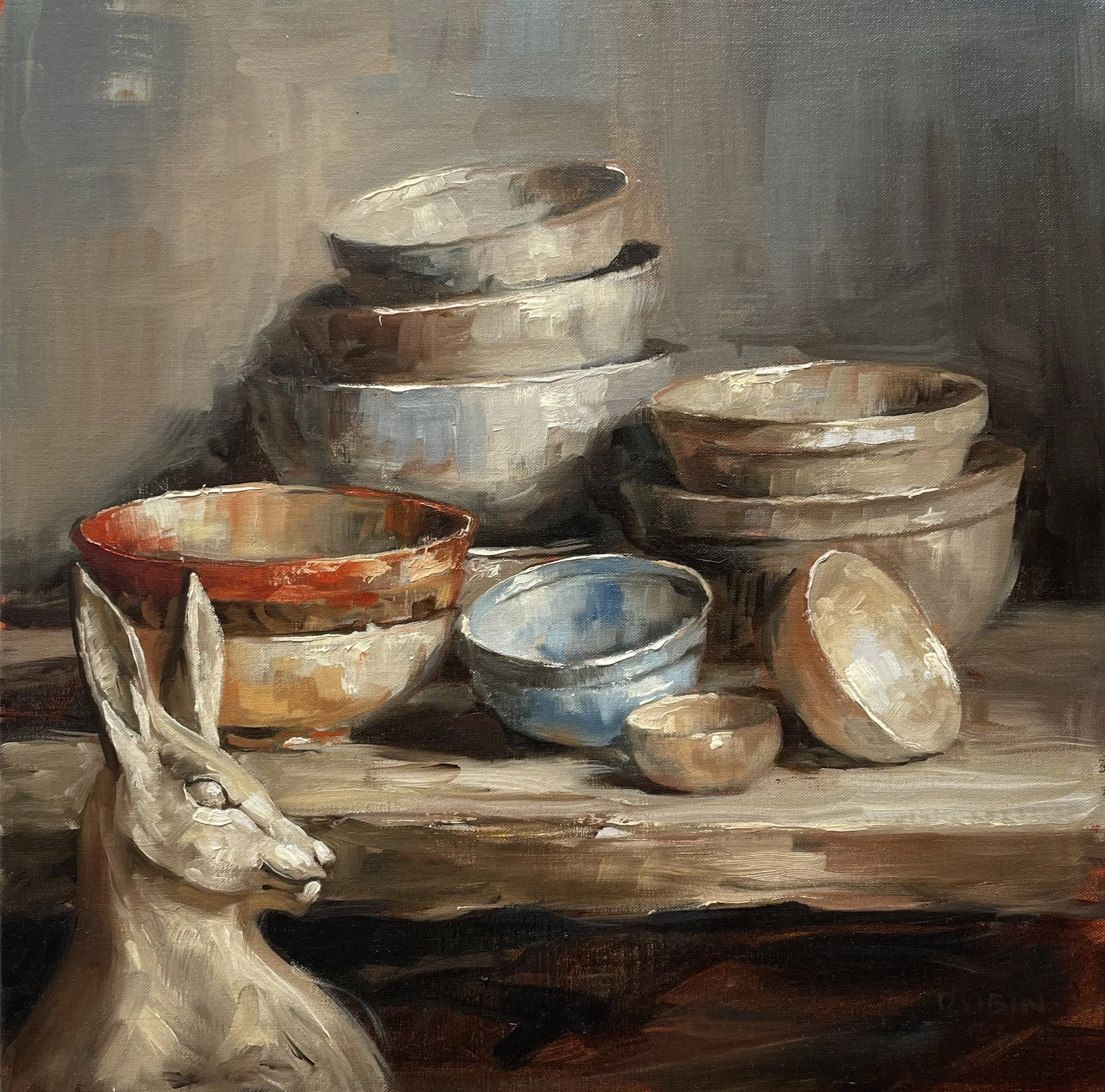 "Still life with a bunny"