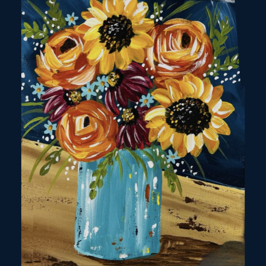 Paint & Sip - Fall Bouquet ($55)