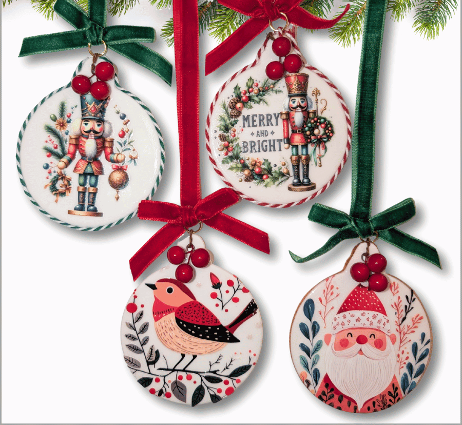 Ceramic Holiday Ornament Workshop ($45)