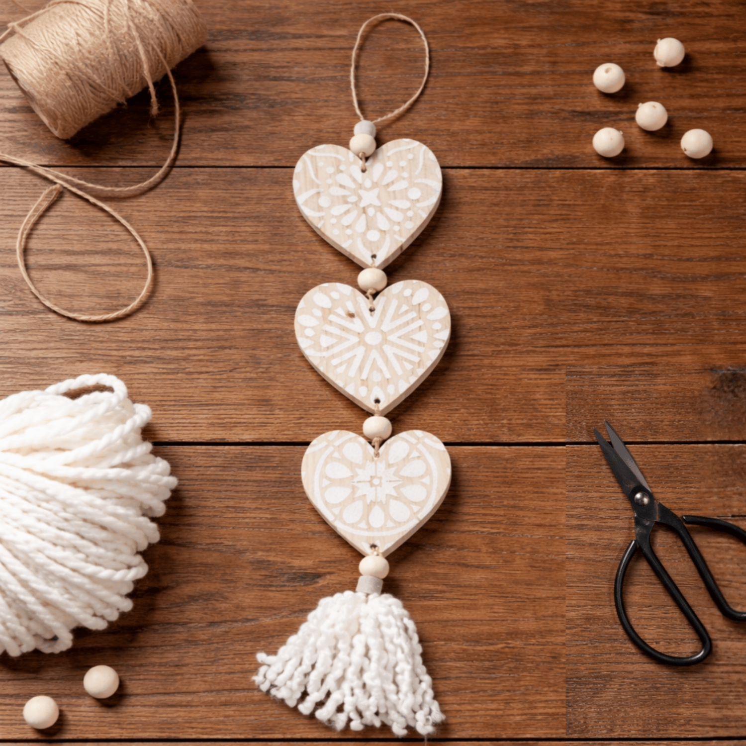 Beaded Mandala Heart Hanger Workshop ($45)