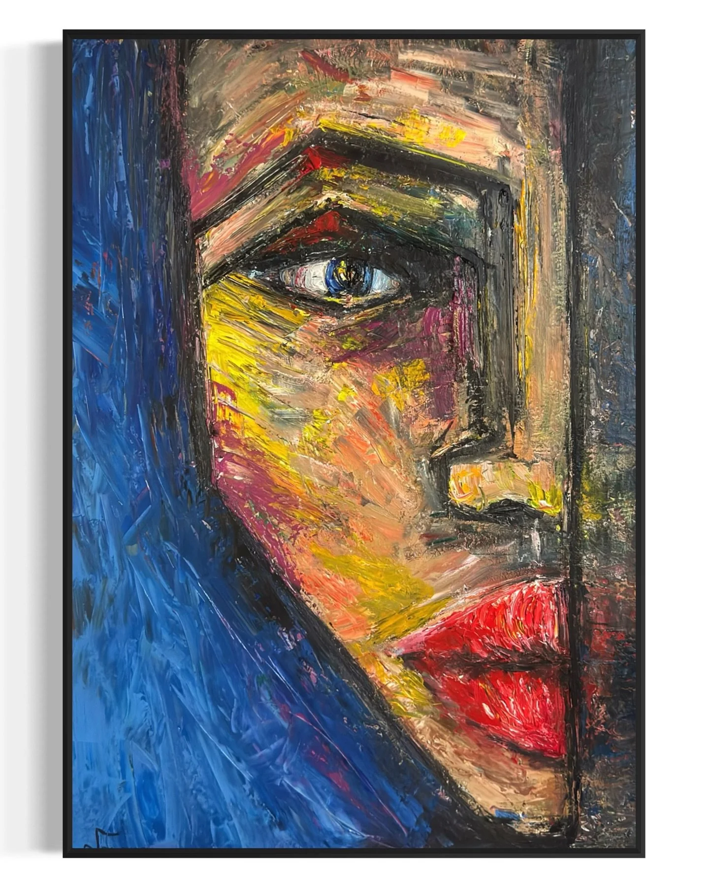 Behind the Veil

50 &times; 70 cm
Acrylic on canvas
Palette knife &amp; brush

#abstractart #contemporaryart #modernart #abstractportrait #figurativeart 
#acrylicpainting #paletteknifeart #mixedtechnique 
#emotionalart #identityart #hiddenemotions 
#