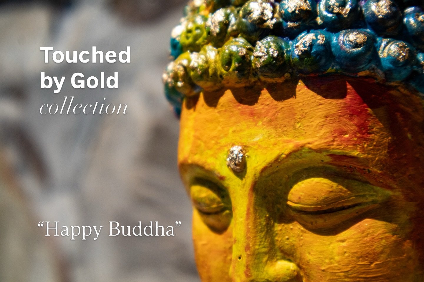 Not every Buddha has to be quiet, neutral, or beige.

This piece was created with acrylic paint, using the colors of joy, optimism, and a little bit of creative chaos. Layers of texture, bold colors, and spontaneous details make every angle slightly 