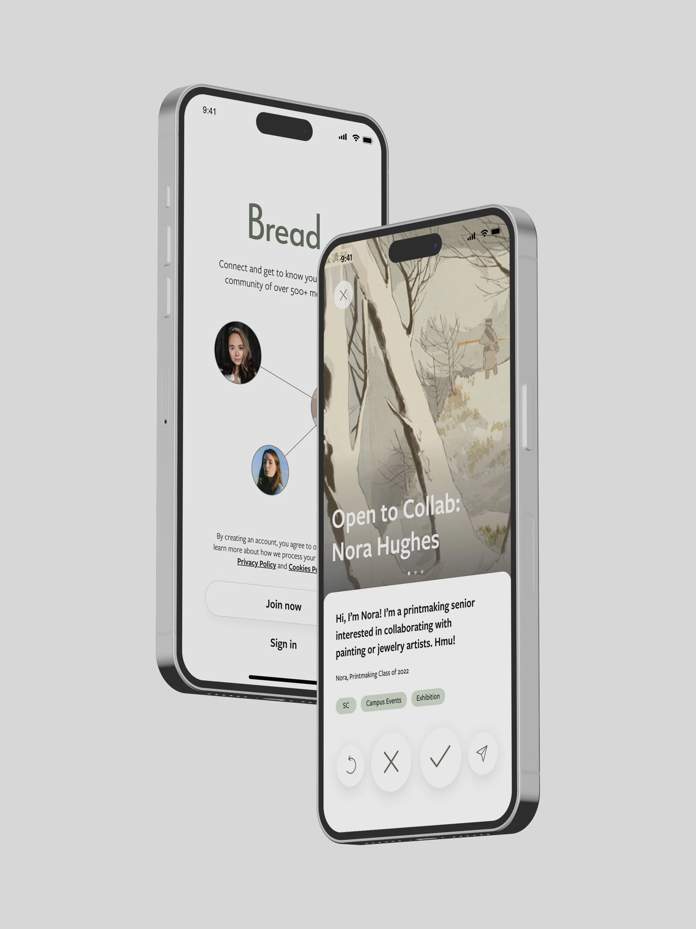    BREAD: COLLEGE SKILLSHARE APP   