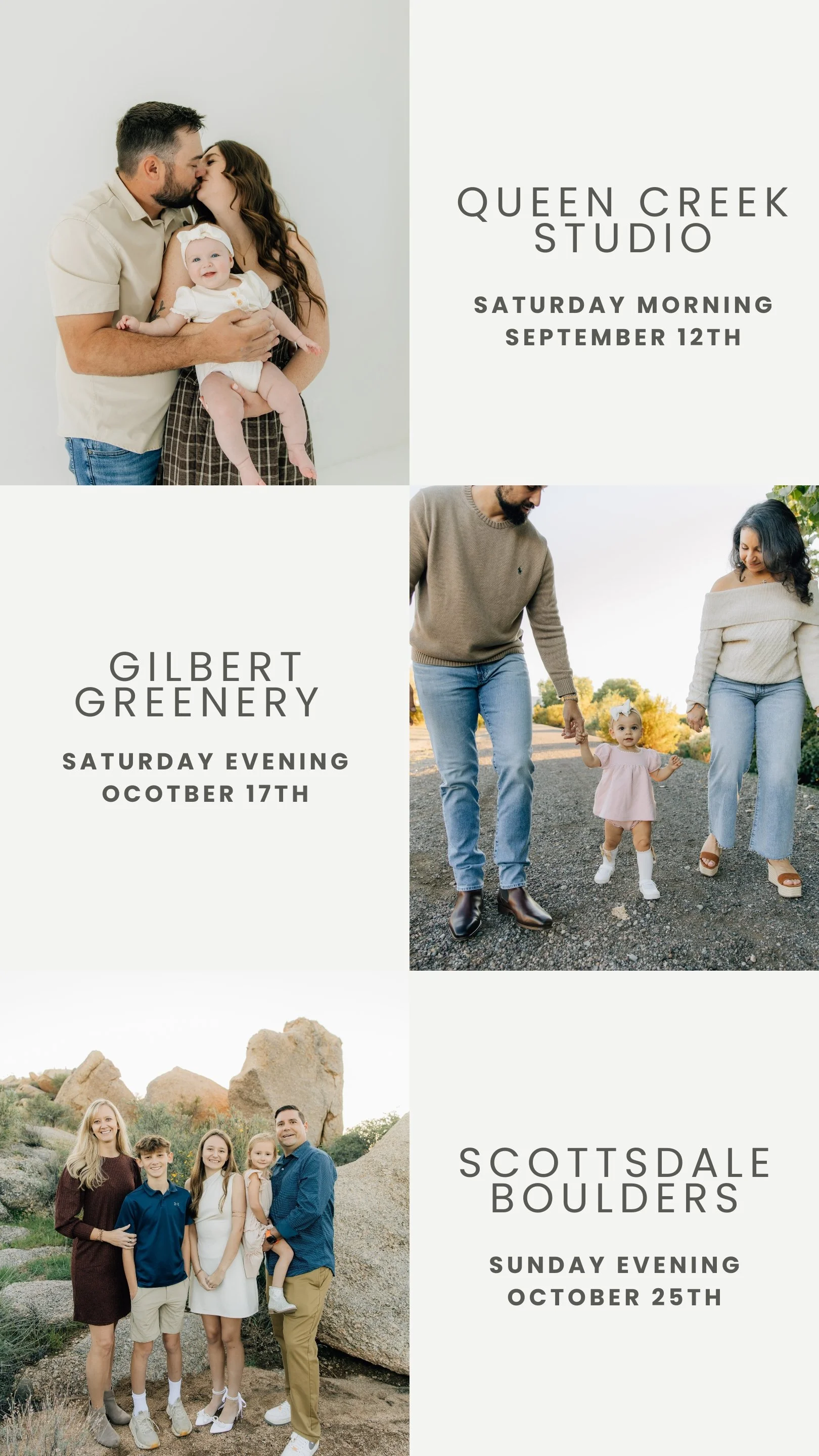 Fall mini sessions in east valley Arizona.