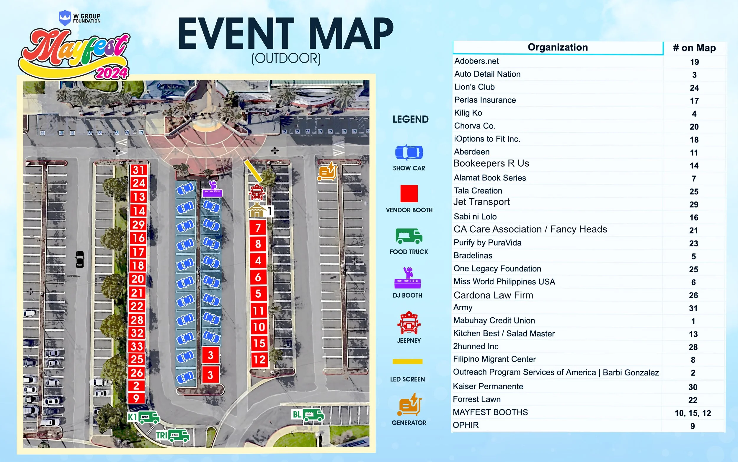 Event Map MAYFEST 2024