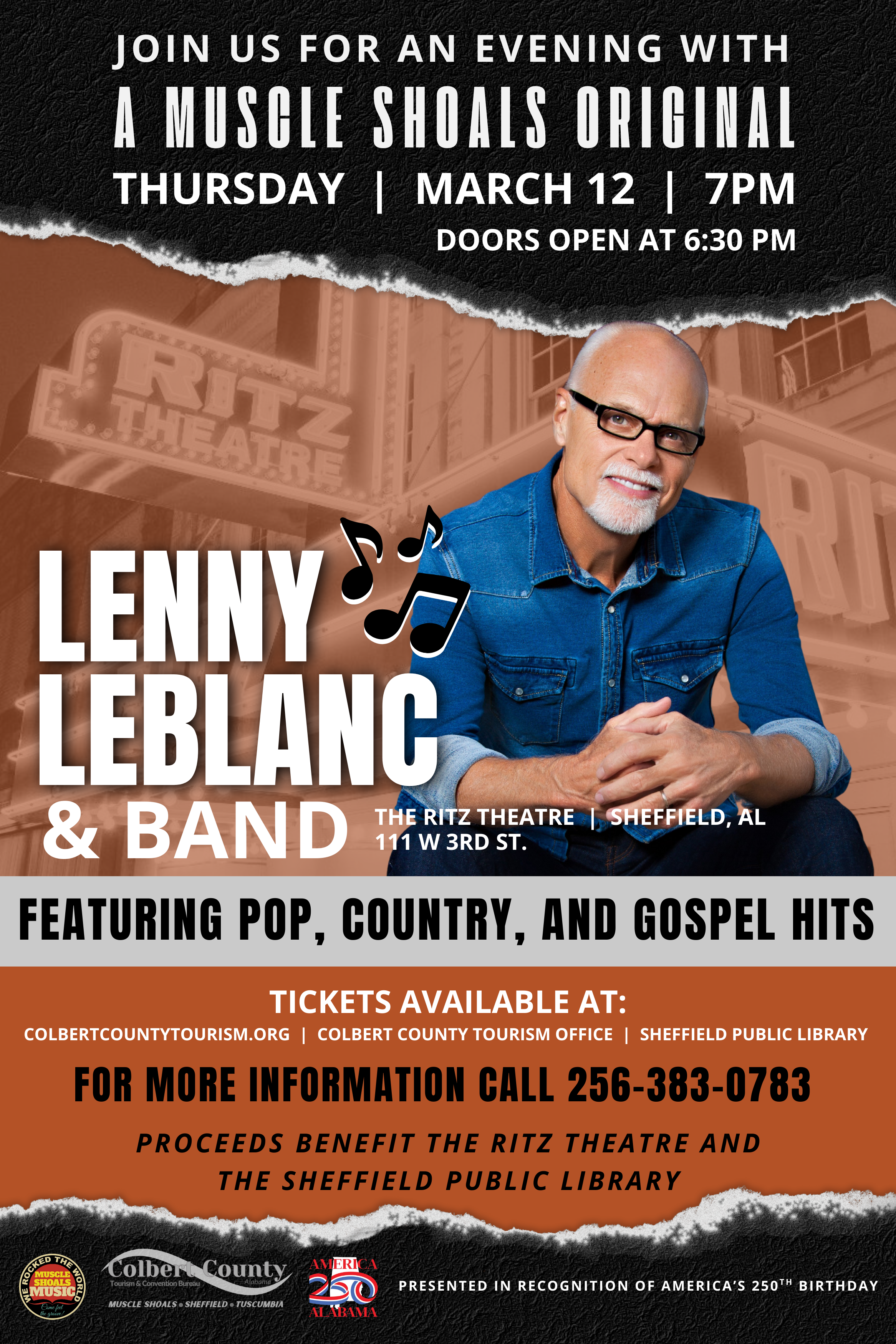 Lenny LeBlanc at the Ritz Theatre