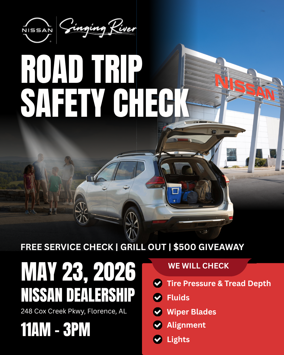 Nissan Road Trip Safety Check Event 