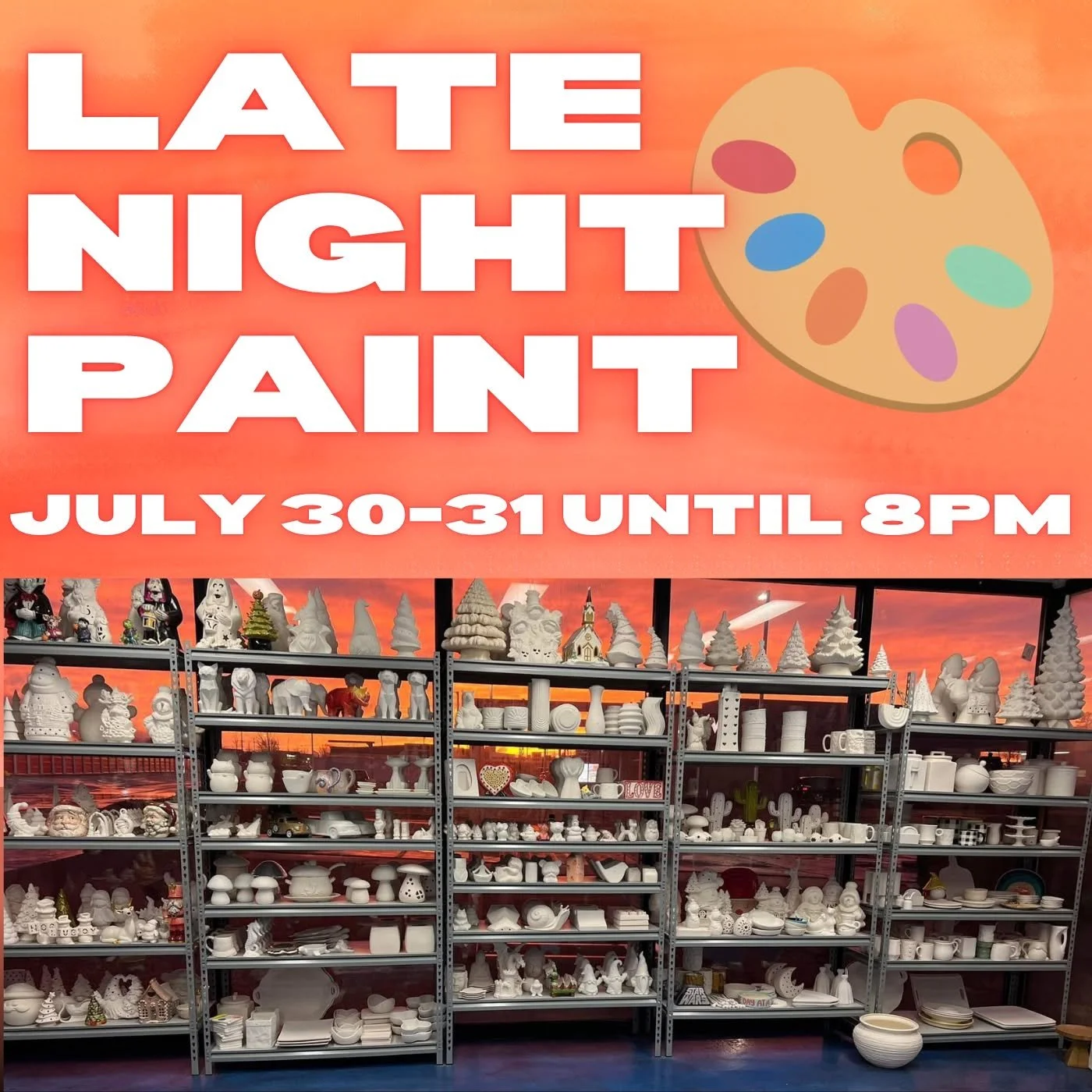Late Night Paint at the Artsy Place