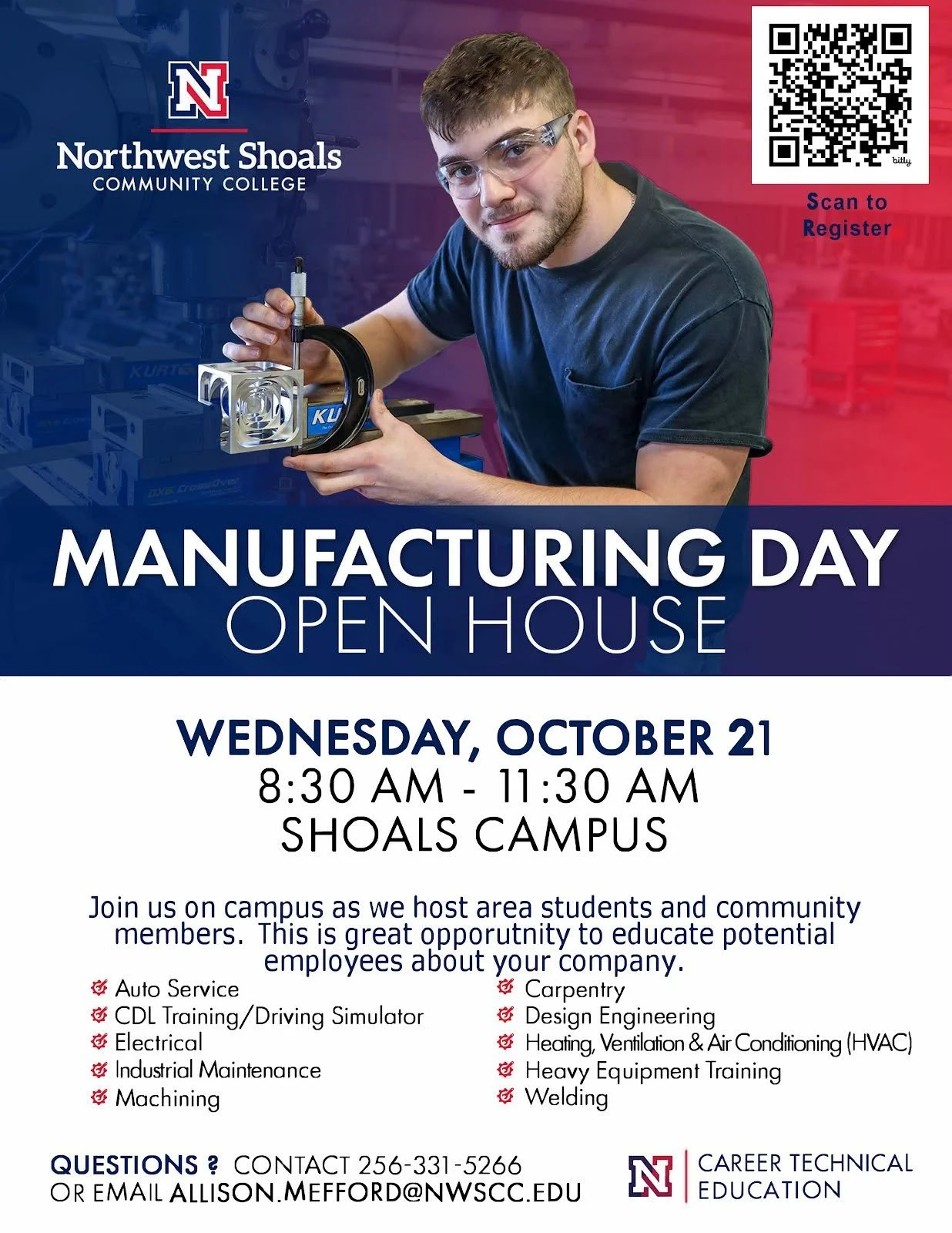 Manufacturing Day Open House at NWSCC