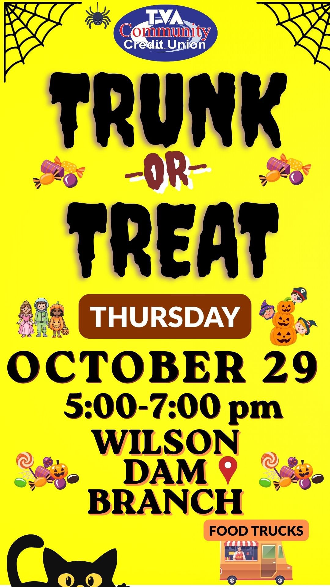 Trunk or Treat at TVA Community Credit Union