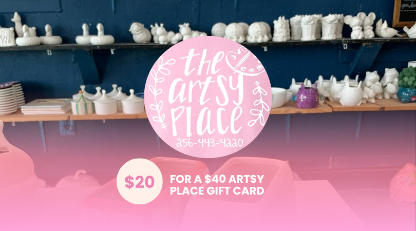 The Artsy Place $40 Gift Card Bundle for $20