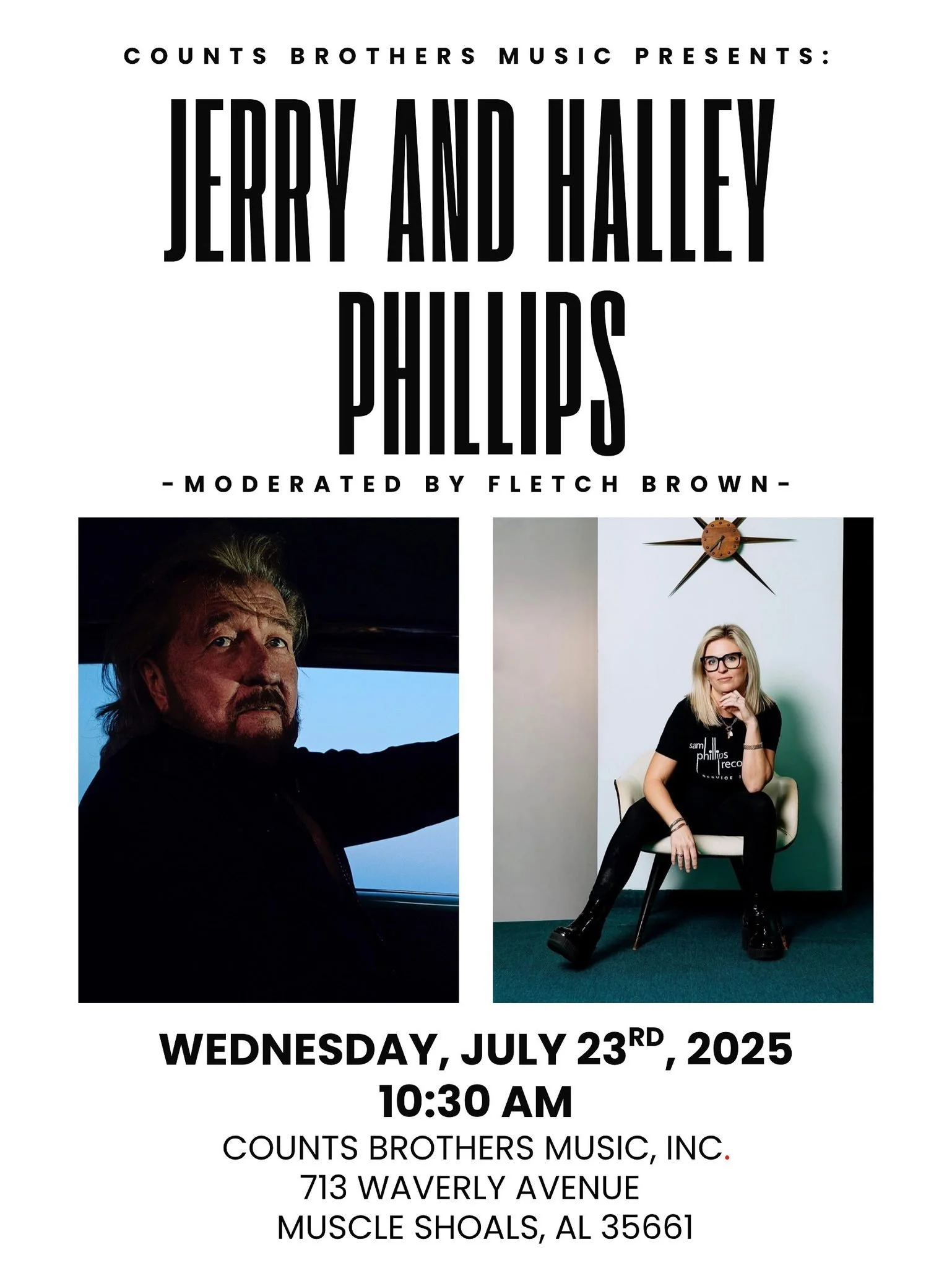 Counts Brothers Music Presents: Jerry and Halley Phillips