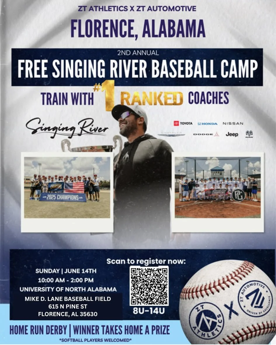 Free Singing River Baseball Camp