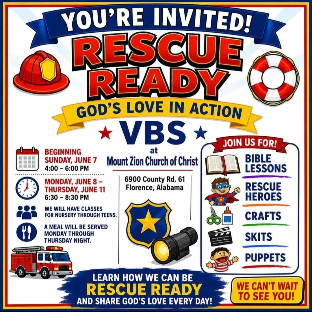 Mount Zion Church of Christ VBS