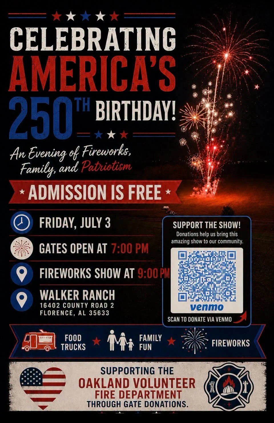 Walker Ranch Fireworks Show