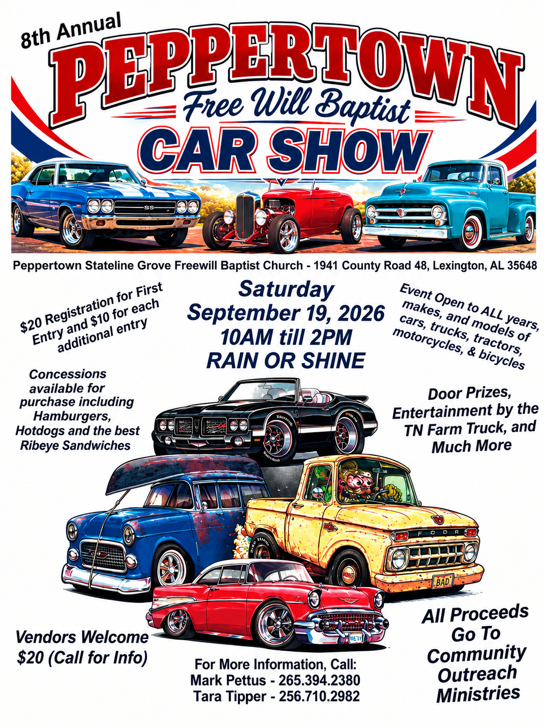 Peppertown Free Will Baptist Car Show