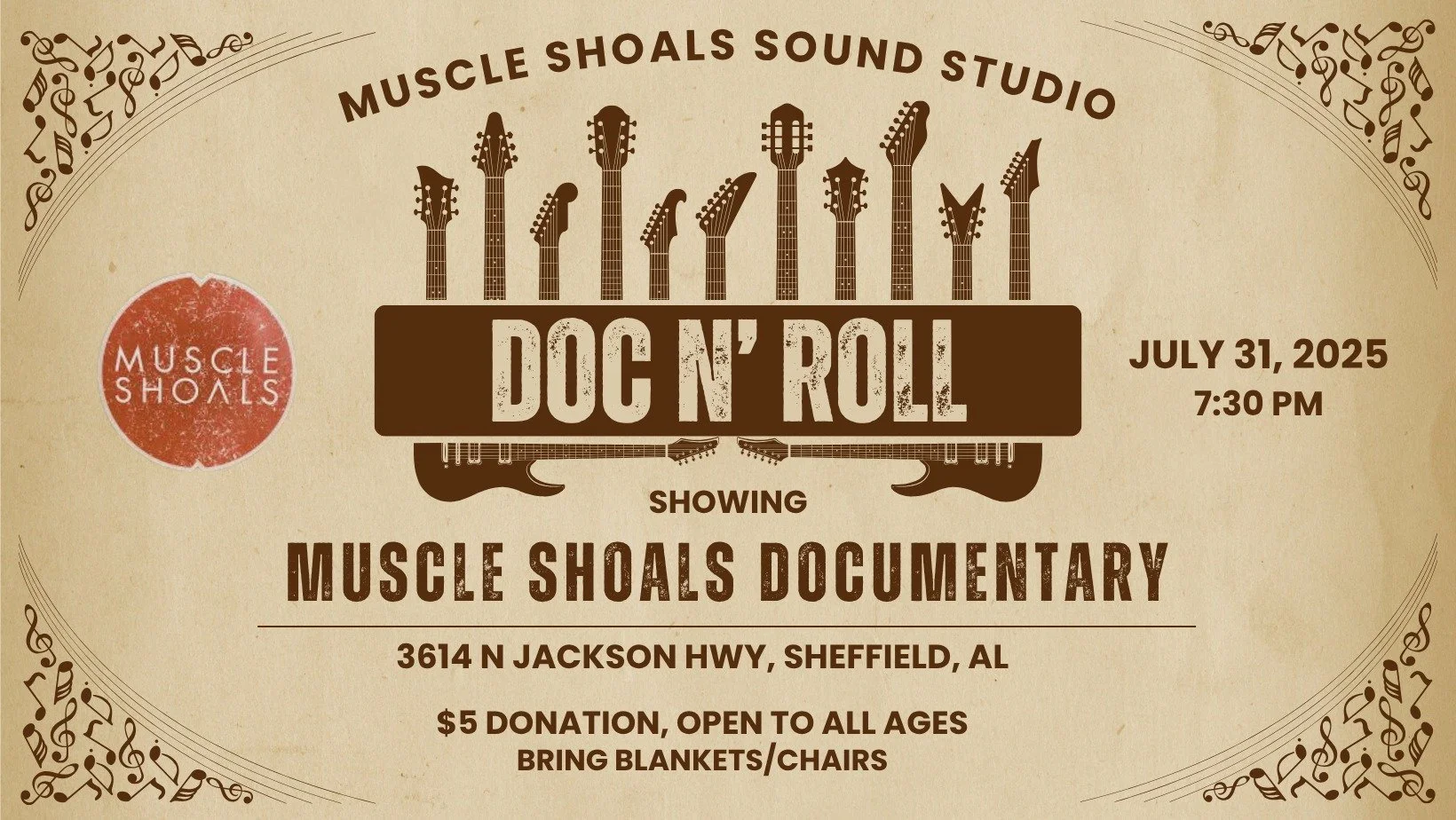 Muscle Shoals Documentary Showing