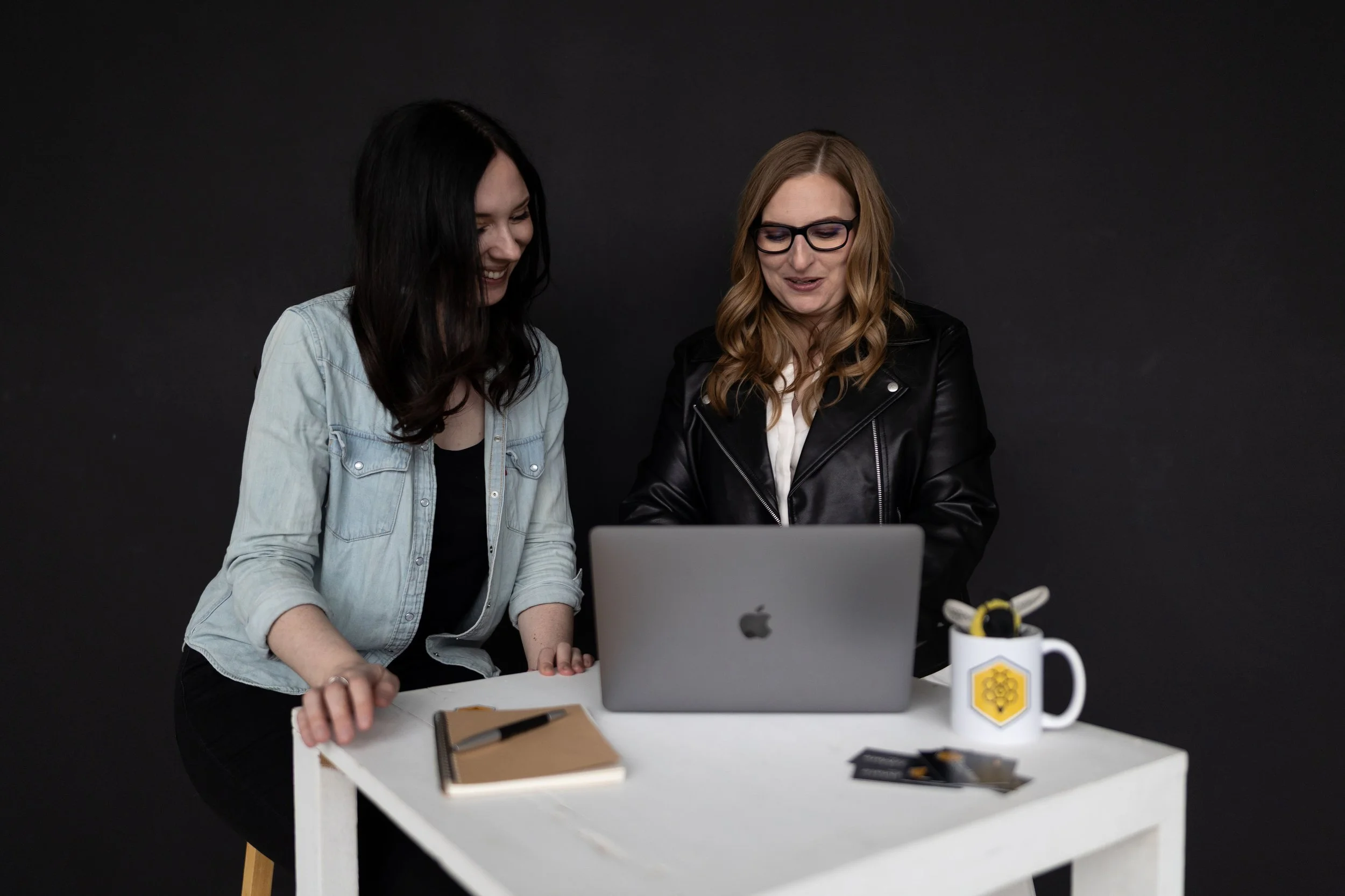 Mel and Emily working at laptop.jpg