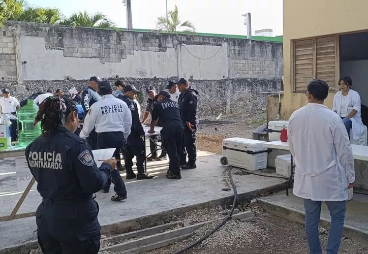 Policías de Felipe Carrillo Puerto son sometidos a pruebas de antidoping