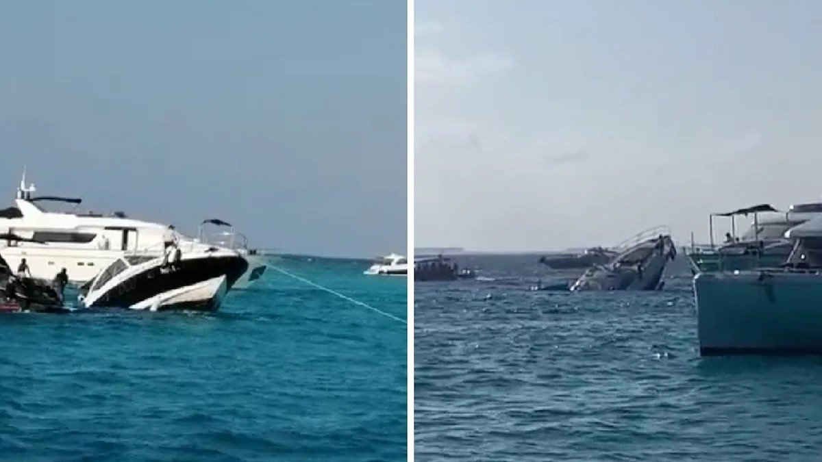 Se hunde Yate con 15 pasajeros en Isla Mujeres, Quintana Roo