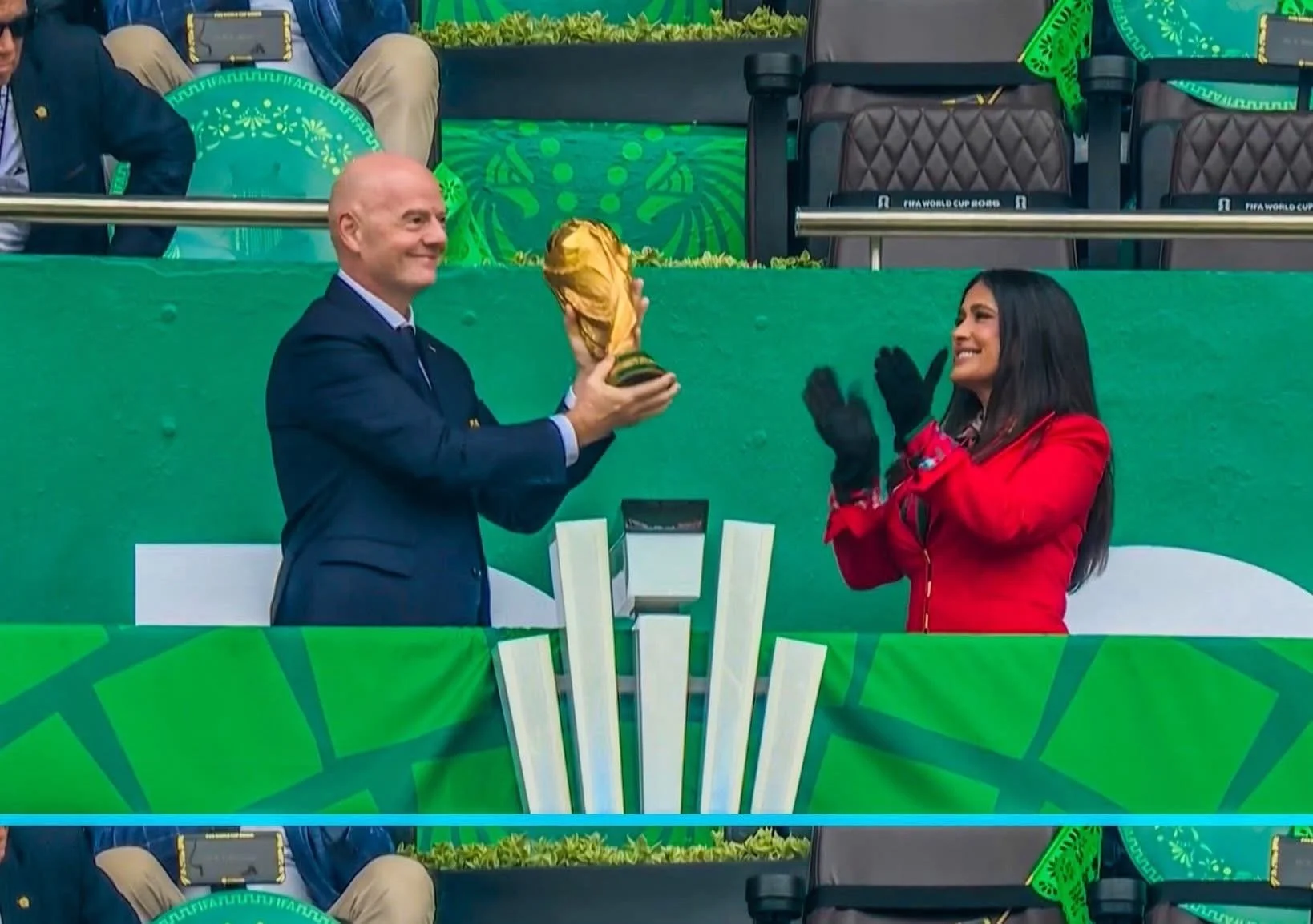 Ninguna autoridad del gobierno mexicano recibió el trofeo de la FIFA en ausencia de Sheinbaum
