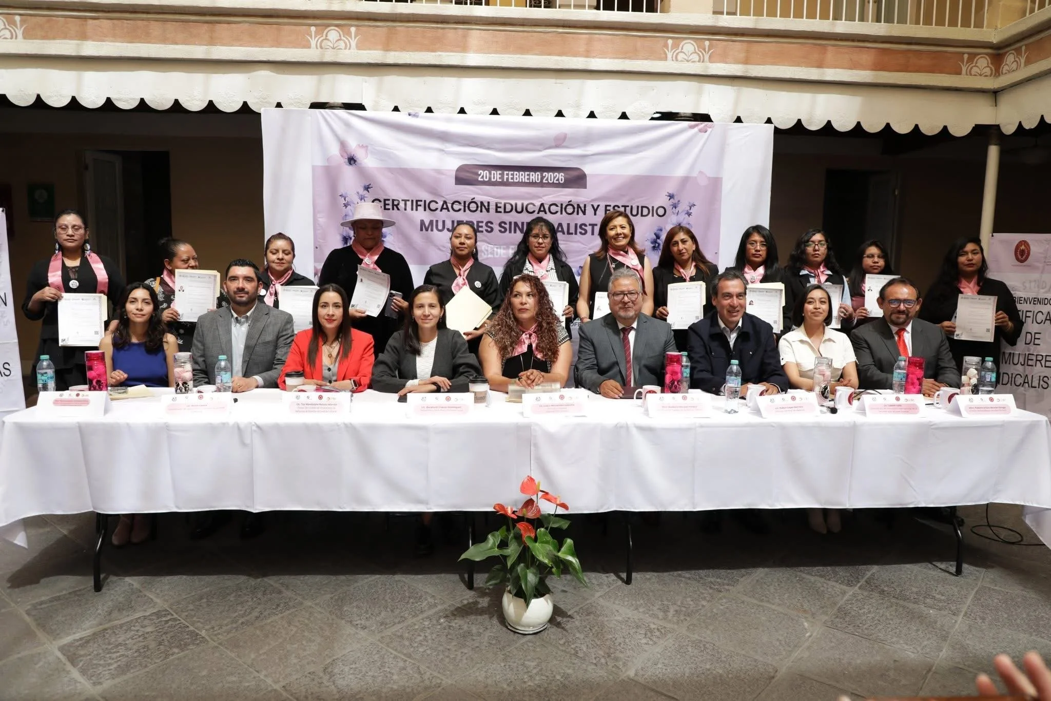 Celebran la clausura del Programa de Certificación SITRAM para el Fortalecimiento del liderazgo Sindical femenino