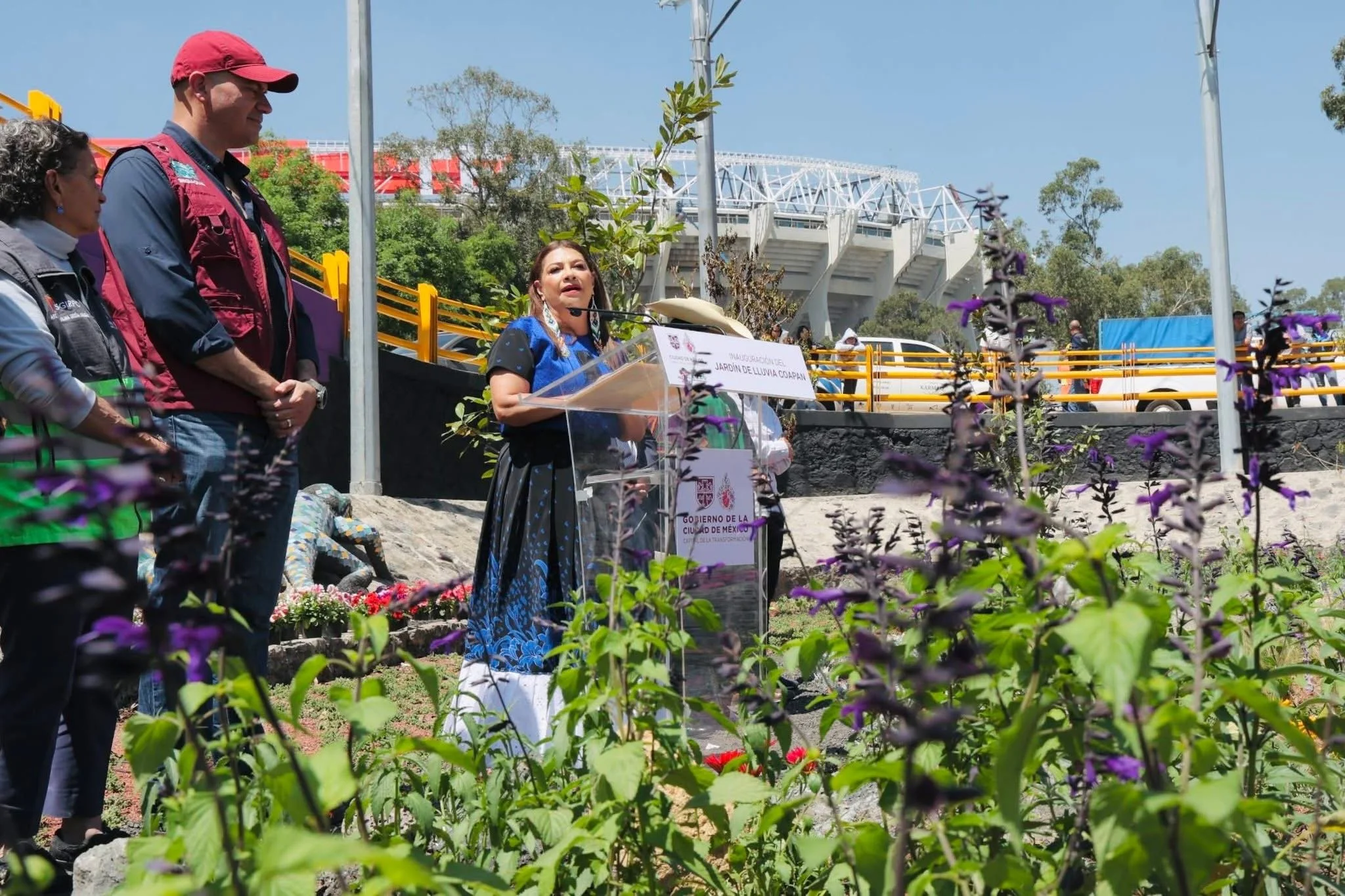 Gobierno de la CDMX entrega el nuevo Jardín de Agua Coapam en Coyoacán rumbo al Mundial 2026