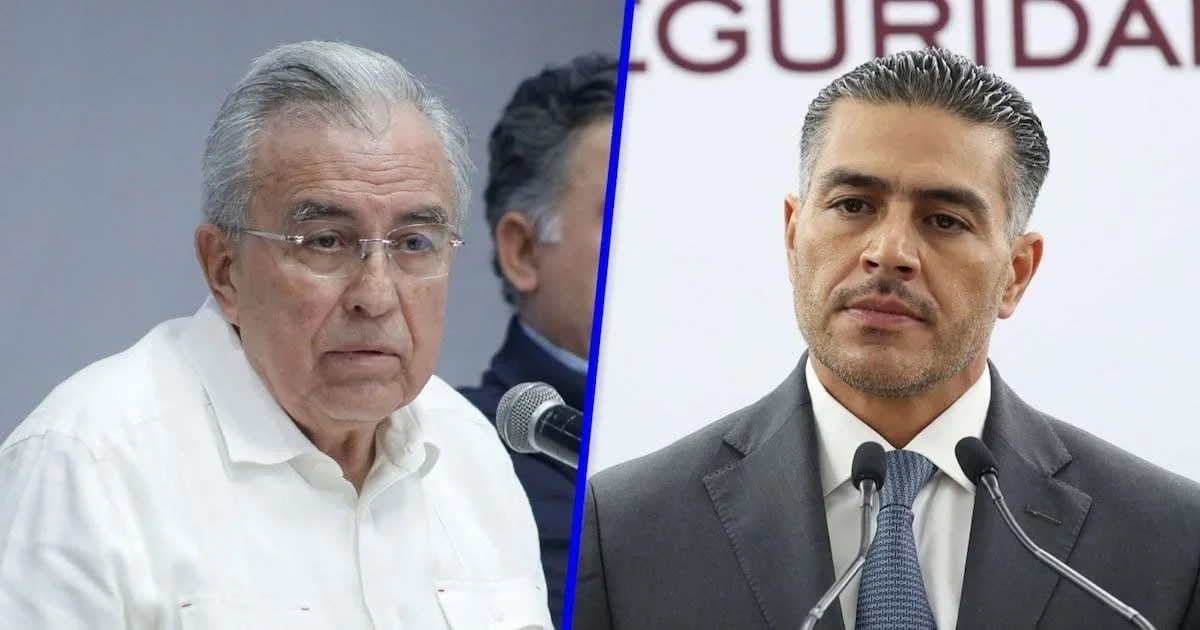 Harfuch declara que desconoce si existe una ficha roja de la Interpol contra Rubén Rocha Moya