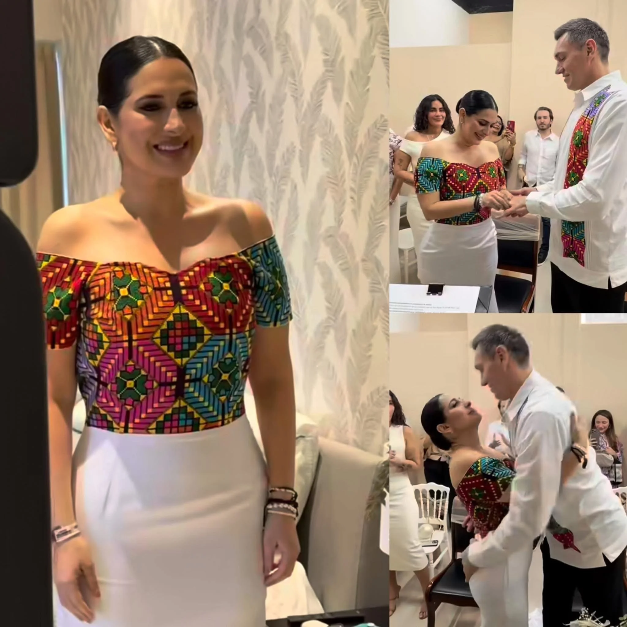 La Alcaldesa Estefanía Mercado celebra la unión de su matrimonio en el Registro Civil