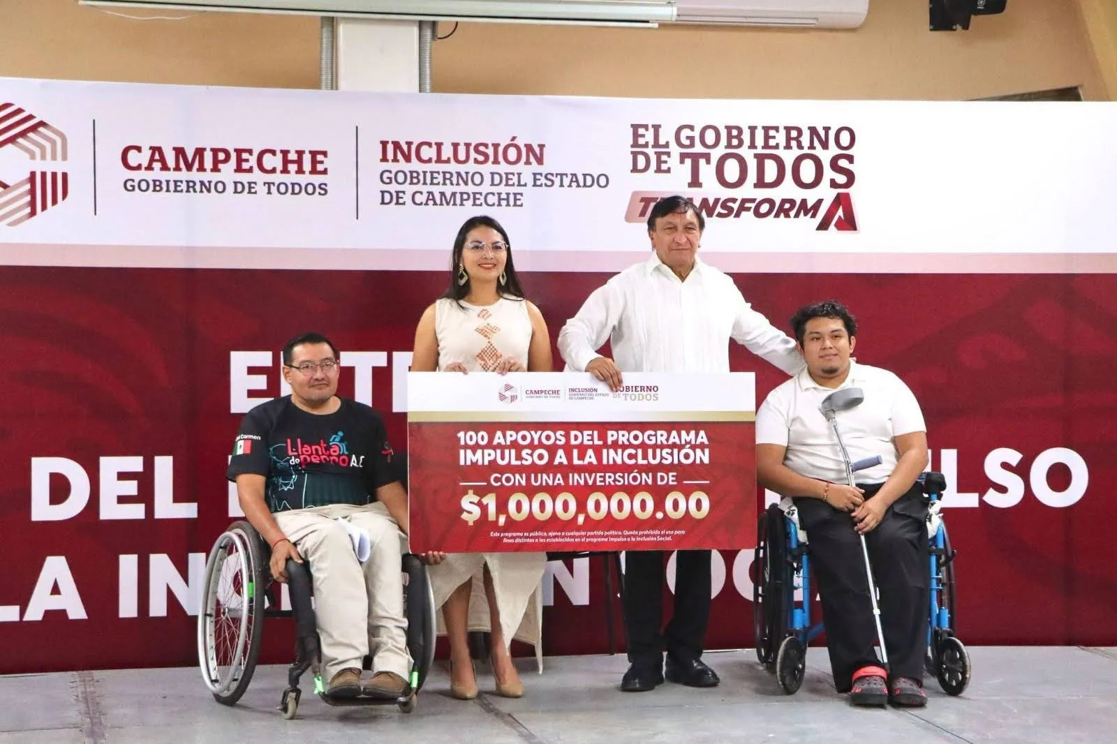 Programa “Impulso a la Inclusión Social” entrega apoyos económicos a 100 emprendimientos de grupos vulnerables